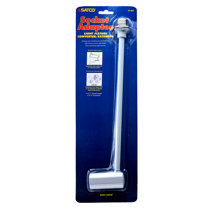 SATCO/NUVO Recessed Light Converter 13-1/2 Inch Extension Medium Base (SF77-621)