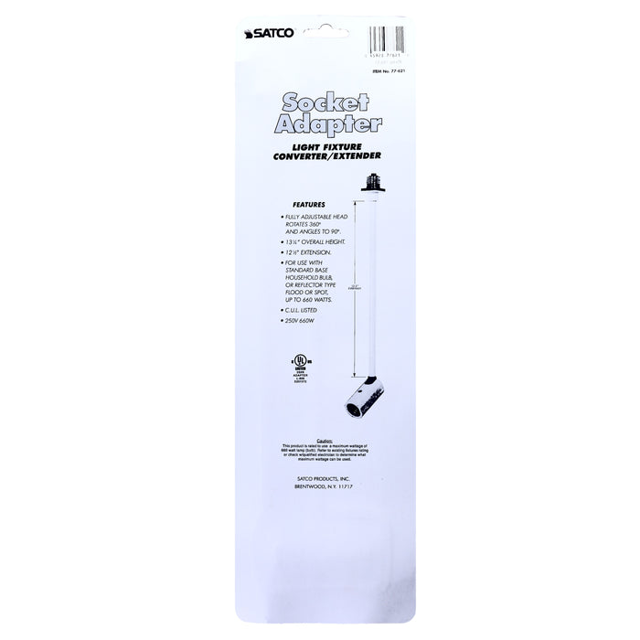 SATCO/NUVO Recessed Light Converter 13-1/2 Inch Extension Medium Base (SF77-621)