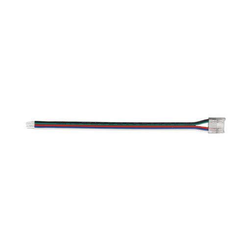 Lotus LED Lights Tape To Wire Front Side Connectors For LBL-PWM-RGBW-IP20 - Bag Of 5 (SFC-RGBW-5P-12MM-TWF)