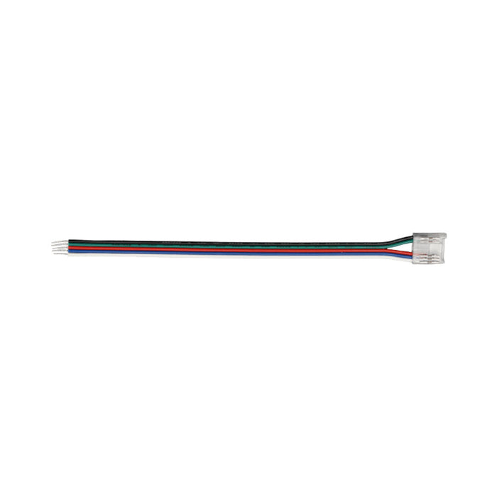 Lotus LED Lights Tape To Wire Front Side Connectors For LBL-PWM-RGBW-IP20 - Bag Of 5 (SFC-RGBW-5P-12MM-TWF)