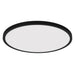 Maxlite 113467 LED Slim Flush Mount 15 Inch 28W CCT Selectable 2700K/3000K/3500K/4000K/5000K Triac Dimming 90 CRI Black Finish (SFM15LA289BKCS)
