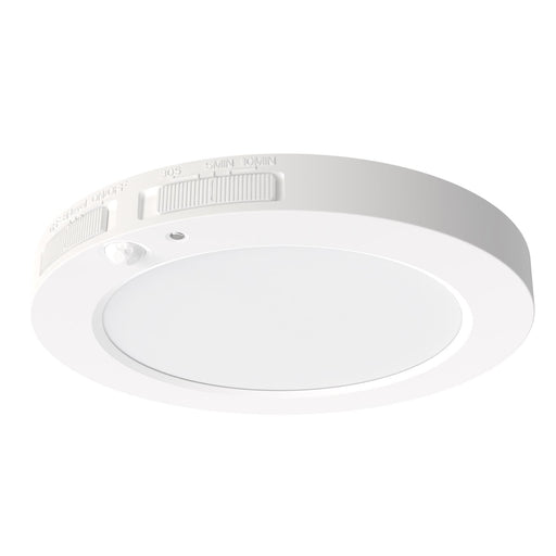 Maxlite 113470 LED Slim Flush Mount 5.5 Inch 10W CCT Selectable 2700K/3000K/3500K/4000K/5000K 90 CRI White Finish Bi-Level Motion Sensor (SFM5.5LA109WHCSMS)
