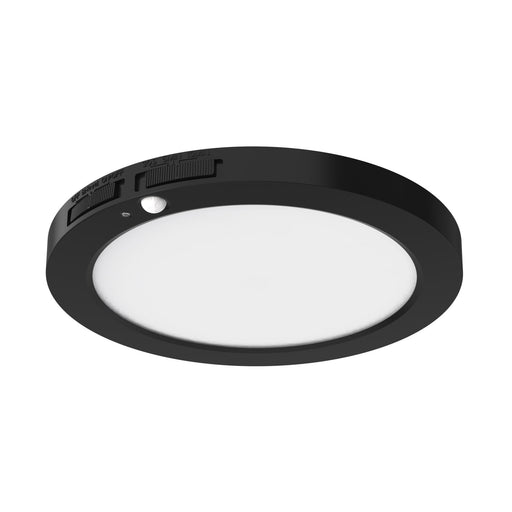 Maxlite 113471 LED Slim Flush Mount 7 Inch 14W CCT Selectable 2700K/3000K/3500K/4000K/5000K 90 CRI Black Finish Bi-Level Motion Sensor (SFM7LA149BKCSMS)