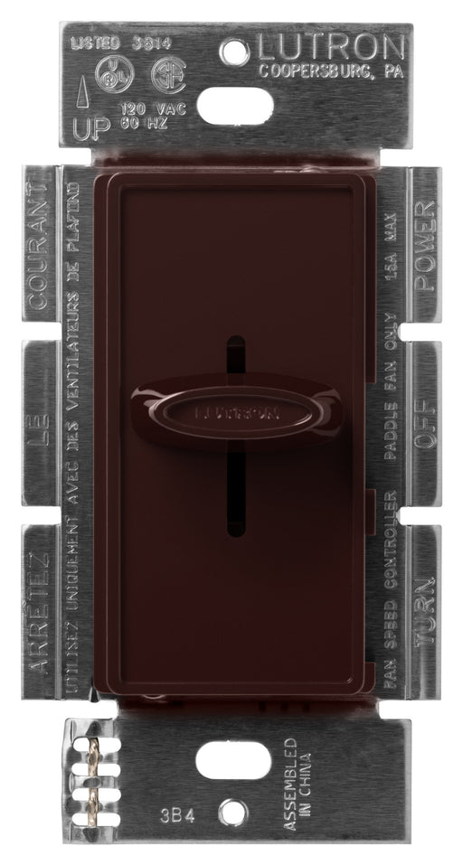 Lutron Skylark 1.5A Fan Single-Pole 3-Speed Control Brown (SFSQ-F-BR)