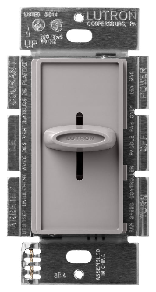 Lutron Skylark 1.5A Fan Single-Pole 3-Speed Control Gray (SFSQ-F-GR)