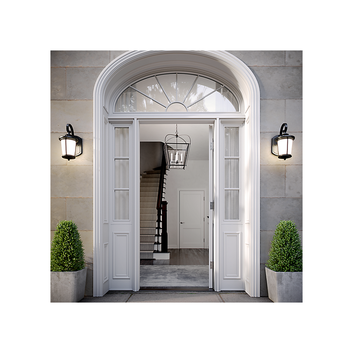 Generation Lighting Charleston Medium Four Light Foyer Black (5291004-112)