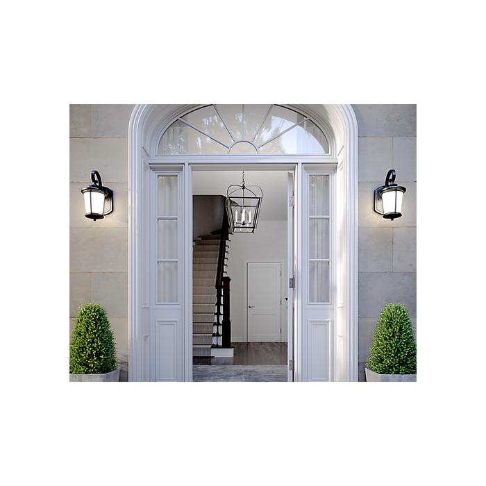 Generation Lighting Charleston Medium Four Light Foyer Black (5291004-112)