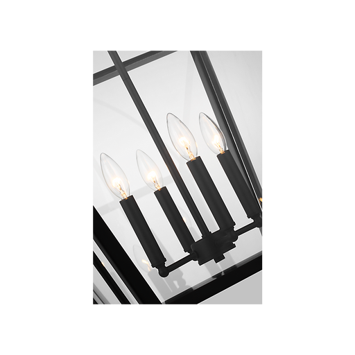 Generation Lighting Charleston Medium Four Light Foyer Black (5291004-112)