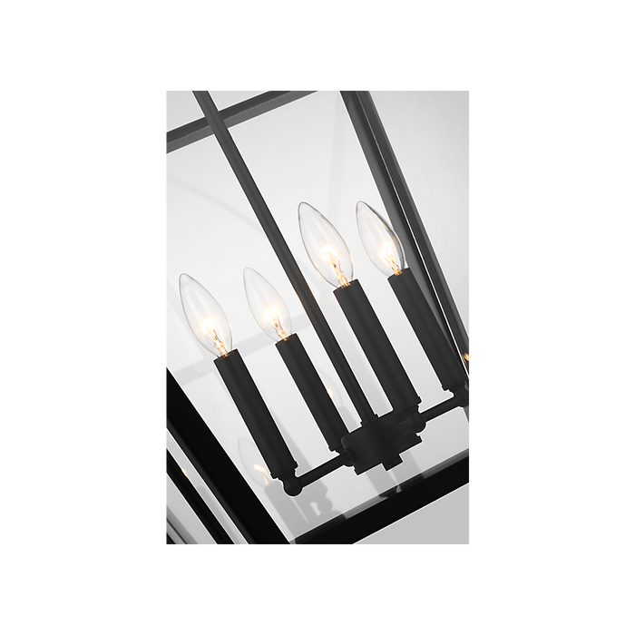 Generation Lighting Charleston Medium Four Light Foyer Black (5291004-112)