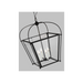 Generation Lighting Charleston Medium Four Light Foyer Black (5291004-112)