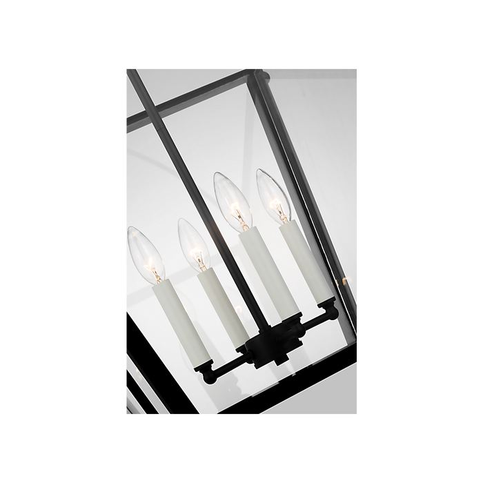 Generation Lighting Charleston Medium Four Light Foyer Black (5291004-112)