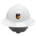 NSI 4 Point Suspension Ratchet Adjustment PP Full Brim White Safety Helmet 52-62Cm ANSI Z89.1-2014 Type I Class E CE EN397 (SH-200W)