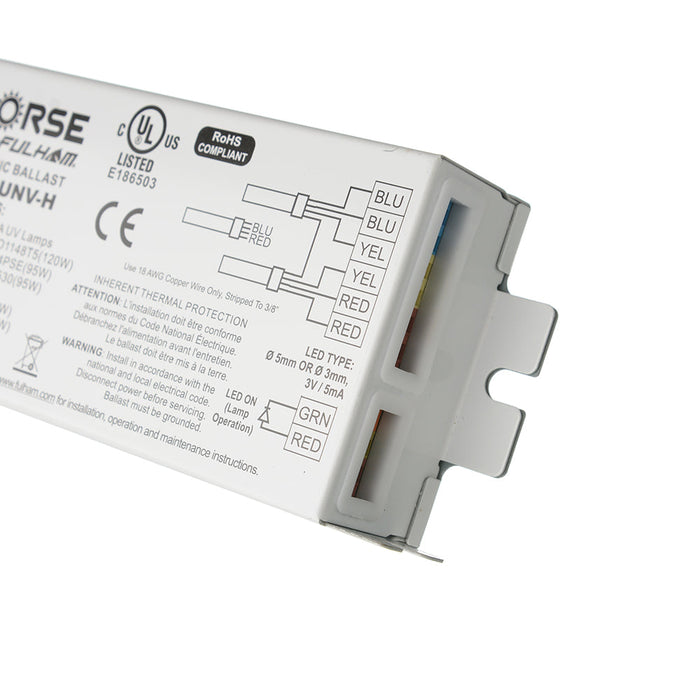 Fulham Sunhorse Universal Voltage (120V-277V) For 1 Or 2XGPH893 T5/L/HO/4PSE (SHS11-UNV-H)