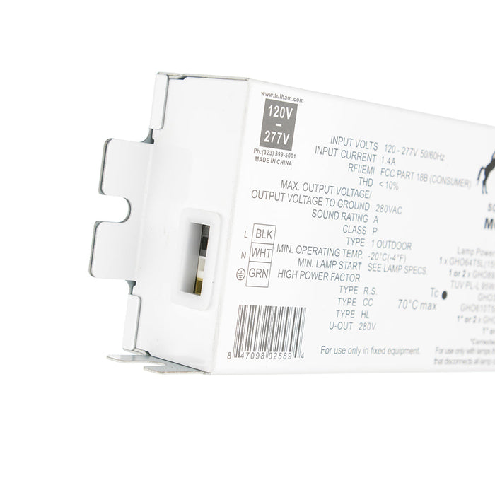 Fulham Sunhorse Universal Voltage (120V-277V) For 1 Or 2XGPH893 T5/L/HO/4PSE (SHS11-UNV-H)