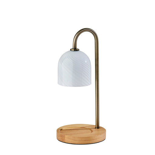 Adesso Simplee Adesso Alcott Candlewarmer Lamp Antique Brass (SL1191-21)