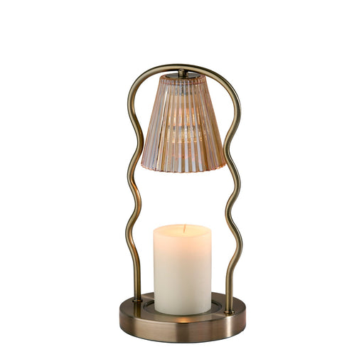 Adesso Simplee Adesso Alma Candlewarmer Lamp Antique Brass (SL1192-21)
