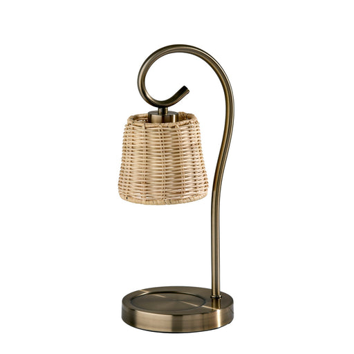 Adesso Simplee Adesso Perry Candlewarmer Lamp Natural (SL1194-12)