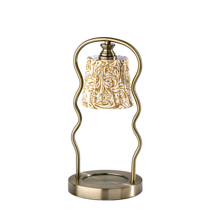 Adesso Simplee Adesso Twirl Candlewarmer Lamp Antique Brass (SL1195-21)