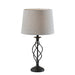 Adesso Simplee Adesso Darcy Table Lamp Black With Grey Drum Shade (SL3978-03)