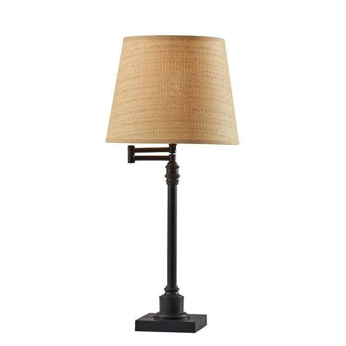 Adesso Simplee Adesso Dante Table Lamp Natural Shade (SL3979-12)