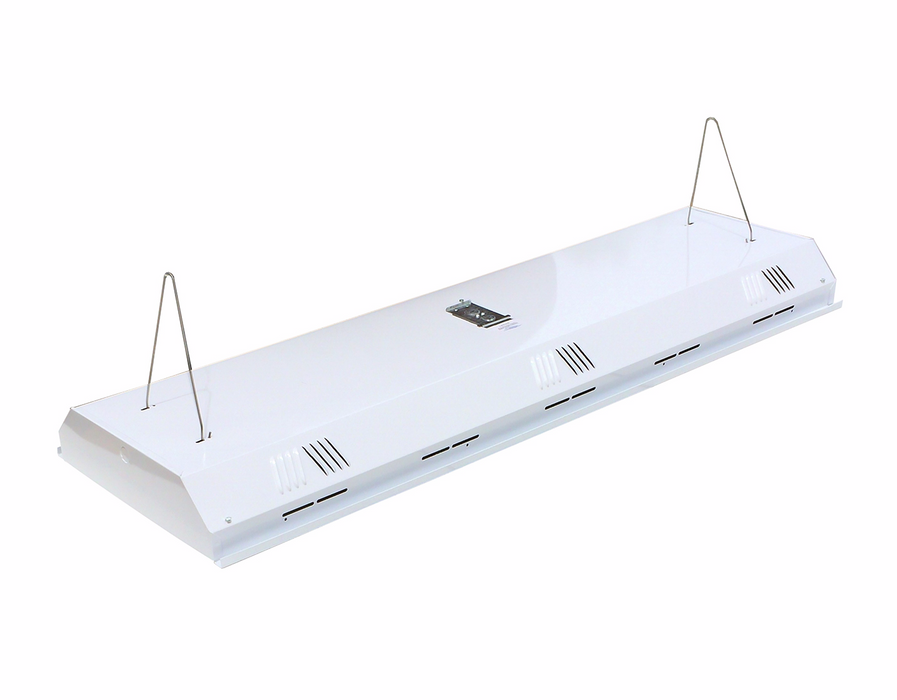 Straits Lighting SL921LB-2X4-4Lamp-G13-Low Bay 2X4 4-Lamp Fixture Requires 4-48 Inch X-Series Tubes-Hardware Sold Separately (13071214)