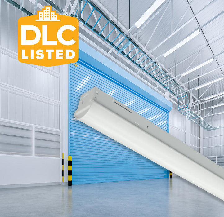 Best Lighting Products 4 Foot Slim Strip Light 5000Lm 3500K/4000K/5000K With Occupancy Sensor (Passive Infrared) Emergency Driver (1560Lm) Factory Installed Bluetooth Dimming Control Module (SLS-4FT-5L-LKFS-OS-EM13-PPA102S)
