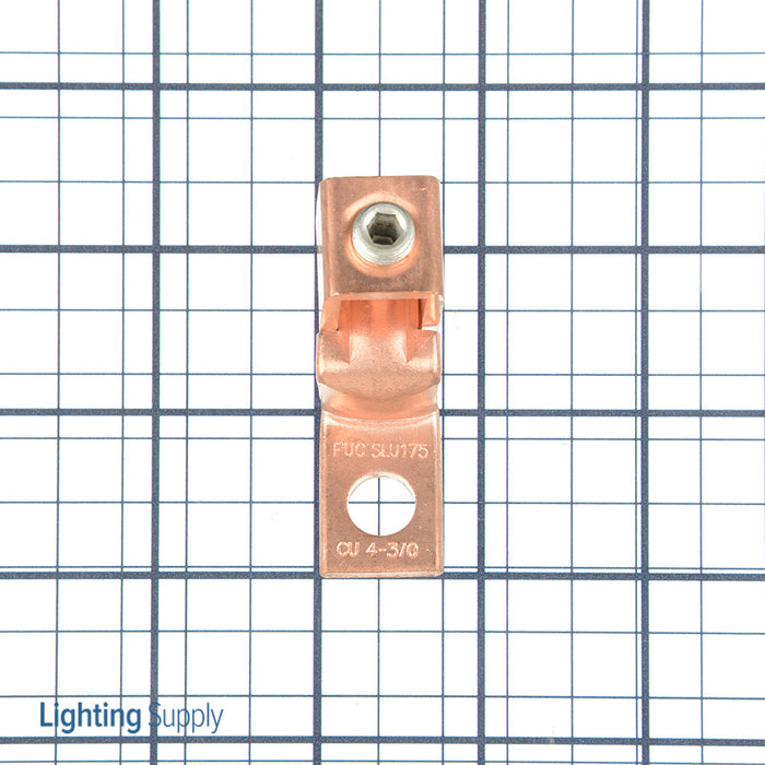 ILSCO Copper Mechanical Lug Offset Conductor Range 3/0-4 1 Port 1 Hole 3/8 Inch Bolt Size UL CSA (SLU-175)