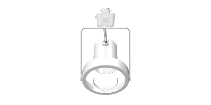 Green Creative SOL/GR/PAR30/E26/H/WH SOL Track Head Series Gimbal Ring Track H Type White For PAR30SN (37880)