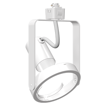 Green Creative SOL/GR/PAR38/E26/J/WH SOL Track Head Series Gimbal Ring Track J Type White For PAR38 (37882)