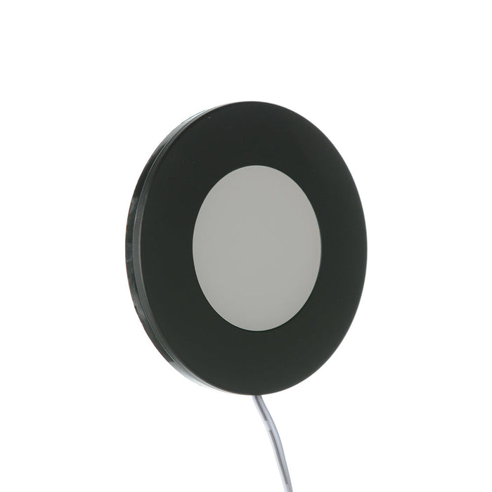 GM Lighting Surface/Recess Mount LED Slim Puck 12VDC 2.2W 170Lm 3000K 80 CRI Black (SP-2-30-B)