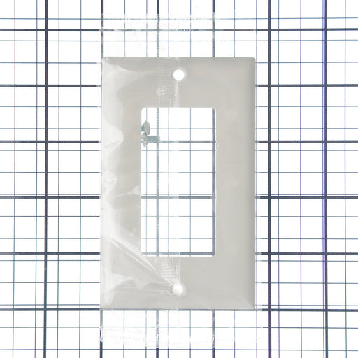 Pass And Seymour Plate Plastic 1-Gang SPLEX Without Line White (SP26W)