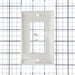 Pass And Seymour Plate Plastic 1-Gang SPLEX Without Line White (SP26W)