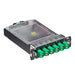Leviton SDX Molded Splice Module 12-Fiber OS2 Duplex LC/APC Shuttered Green (SPLCS-2VL)