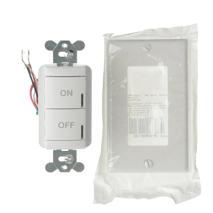 Lithonia Wall Switch White (SPODM WH)