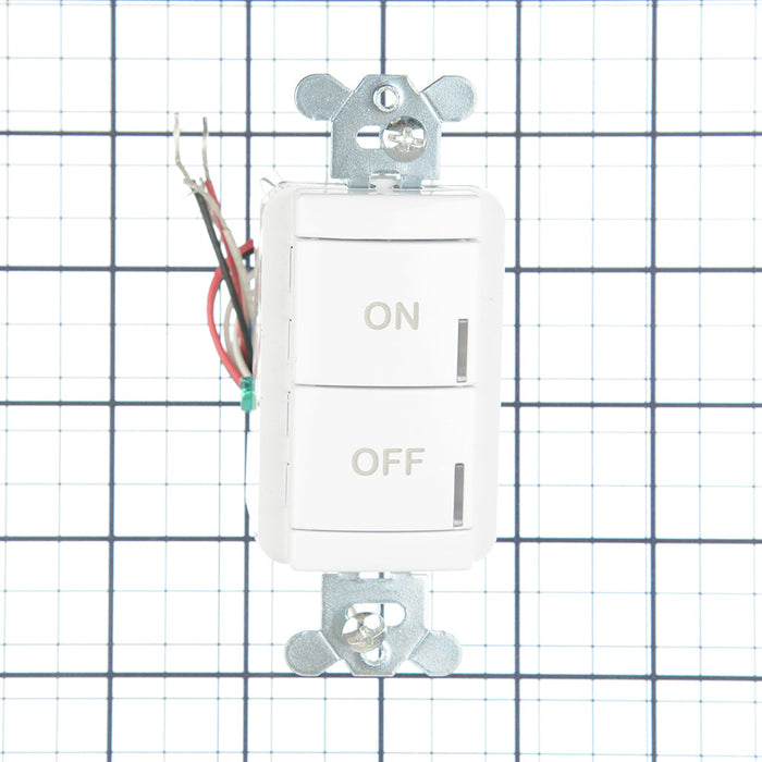Lithonia Wall Switch White (SPODM WH)