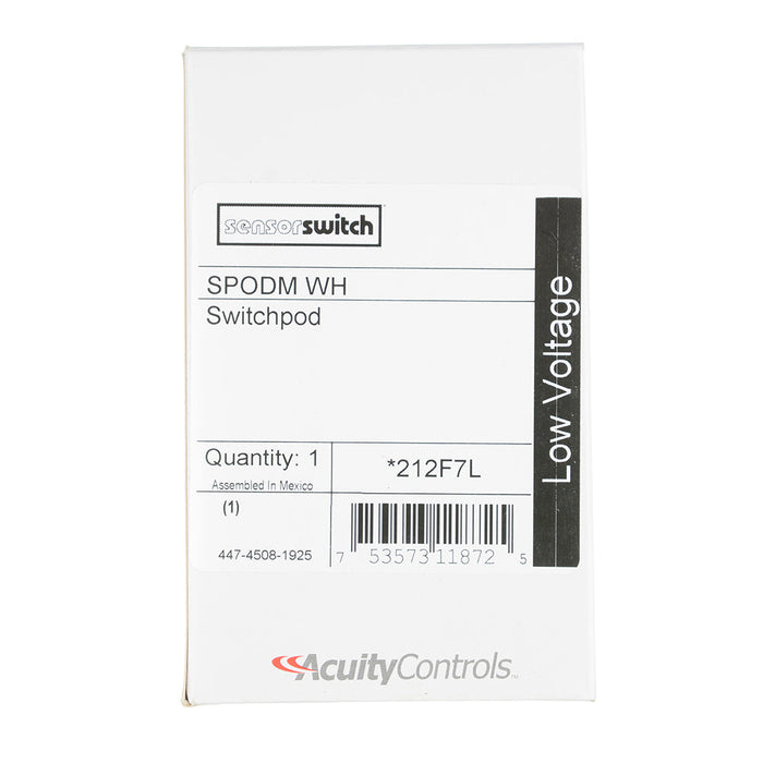 Lithonia Wall Switch White (SPODM WH)