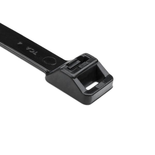 HellermannTyton Releasable Cable Tie 14.6 Inch Long 250 Pound Tensile Strength PA66HIRHSUV Black 25 Per Package (SR255X0HIHSUVX2)