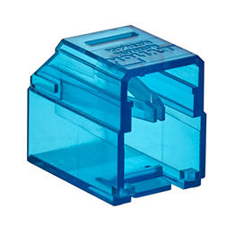 Leviton Secure RJ Housing Blue Color Transparent Pack Of 48 With Key (SRJHS-L)