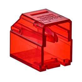 Leviton Secure RJ Housing Red Color Transparent Pack Of 48 With Key (SRJHS-R)