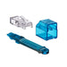 Leviton Secure RJ Kit Blue Transparent - Pack of 24 Housings/24 Plugs And 1 Color Matched Extraction Tool (SRJHU-L)