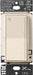 Lutron Sunnata Touch Fan Control 4-Speed 1.5A Paddle Fan AC Motor Single Pole Neutral Required 120V Light Almond (ST-FSQ-N-LA)