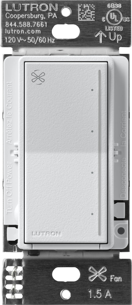 Lutron Sunnata Touch Fan Control 4-Speed 1.5A Paddle Fan AC Motor Single Pole Neutral Required 120V Mist (ST-FSQ-N-MI)