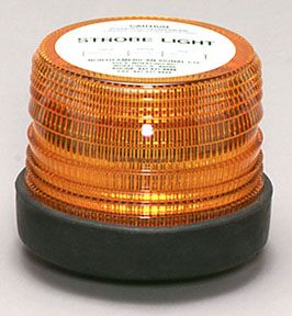 North American Signal Company 12/48V Amber Magnetic Mount Double Flash (DFS550M-A)