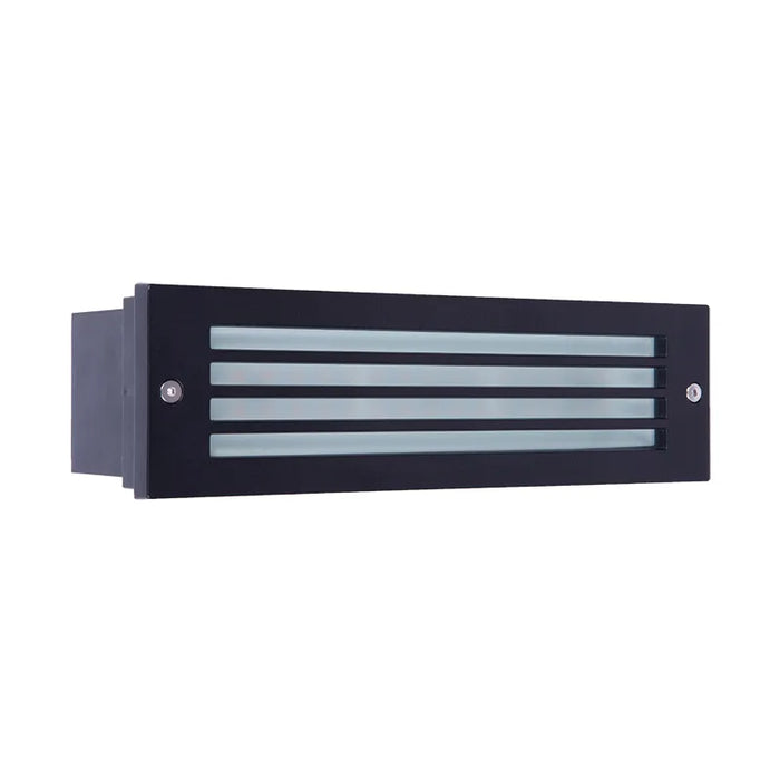 Westgate Manufacturing 10X3 Inch Square LED Step Light 10W CCT Selectable 3000K/4000K/5000K Gray (STP-10X3-MCT-GY)