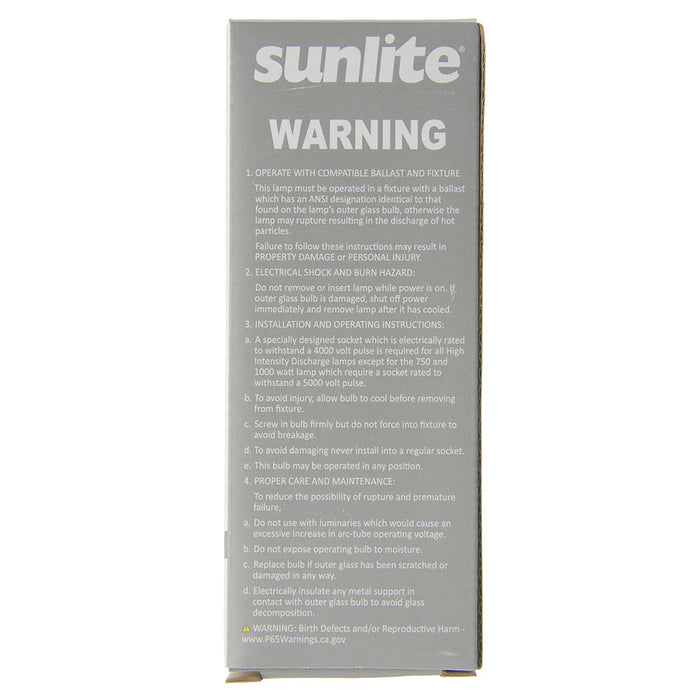 Sunlite LU100/MED HID 2100K 100W 8500Lm Ellipsoidal Dimple ED17 Medium E26 Non-Dimmable (03615-SU)