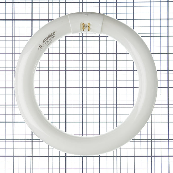 Sunlite FC8T9/WW Fluorescent 3000K 22W 1250Lm T9 G10Q (4 PIN) Non-Dimmable (05010-SU)