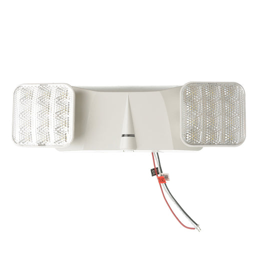 Sunlite LED Exit Fixture Dual Head Emergency Light 2.4W 180Lm 6500K 120/277V 70 CRI Wall Mount (05268-SU)