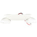 Sunlite LED Exit Fixture Dual Head Emergency Light 2.4W 180Lm 6500K 120/277V 70 CRI Wall Mount (05268-SU)