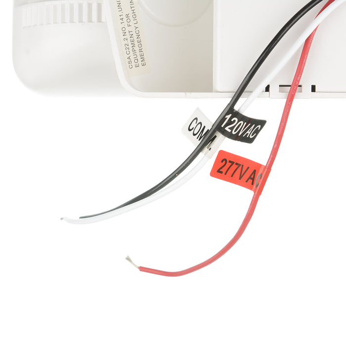 Sunlite LED Exit Fixture Dual Head Emergency Light 2.4W 180Lm 6500K 120/277V 70 CRI Wall Mount (05268-SU)