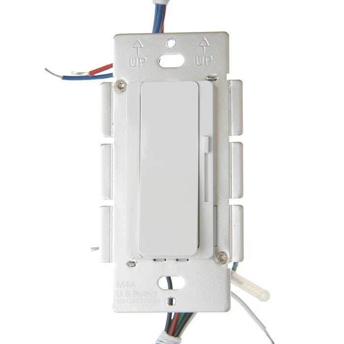 GM Lighting SwitchLD 2-in-1 LED wall dimmer and driver, 60W 24VDC, white